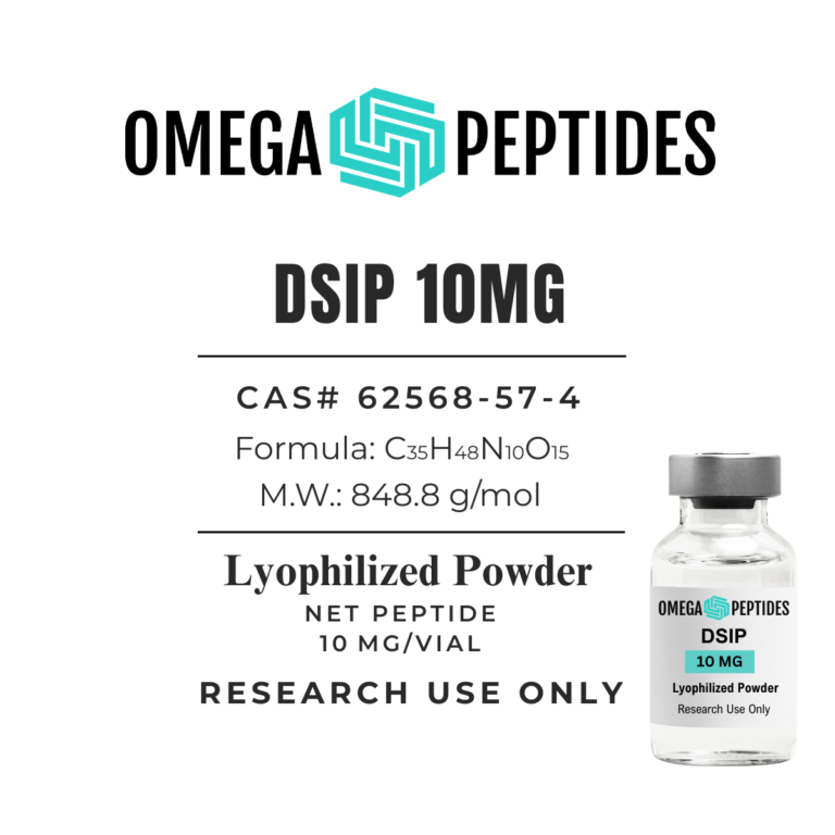 DSIP 10mg (RUO) DSIP 10mg lyophilized research peptide