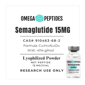 Semaglutide 15mg lyophilized research peptide