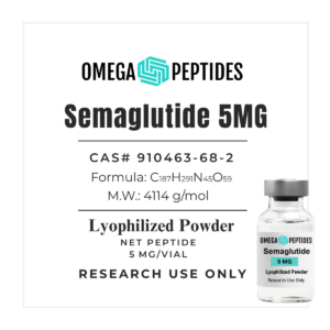 Semaglutide 5mg lyophilized research peptide