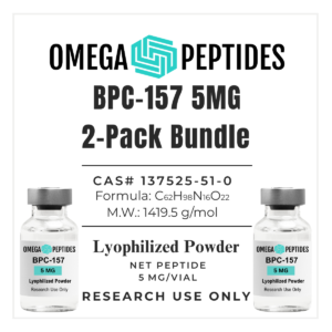 BPC-157 5mg 2-Pack lyophilized research peptide