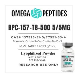 BPC-157 + TB-500 Blend 5/5mg lyophilized research peptide