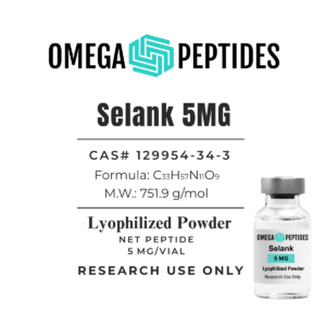 Selank 5mg lyophilized research peptide