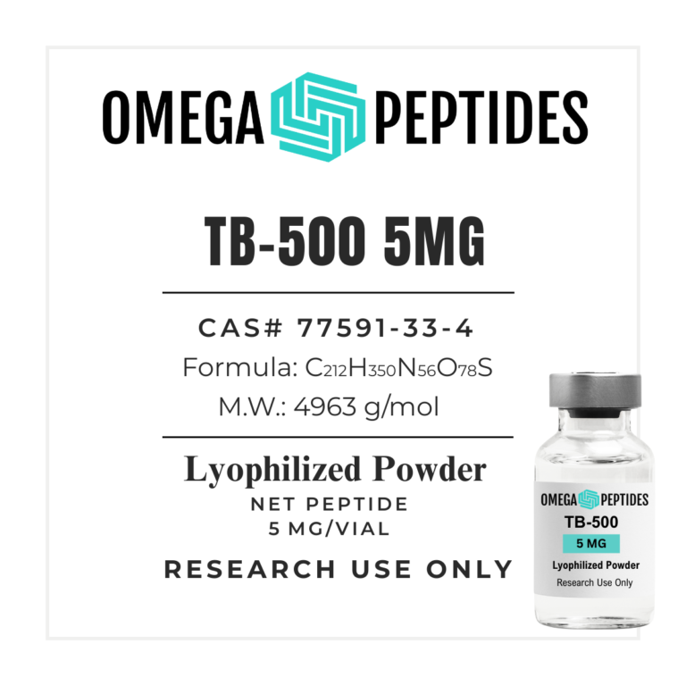 TB-500 5mg (RUO) TB-500 5mg lyophilized research peptide
