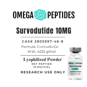 Survodutide 10mg lyophilized research peptide